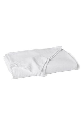 Coyuchi Helena Organic Linen Blanket in Alpine White at Nordstrom, Size California King