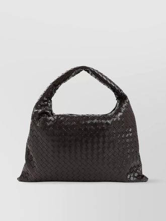 Bottega Veneta slouchy woven top handle tote bag