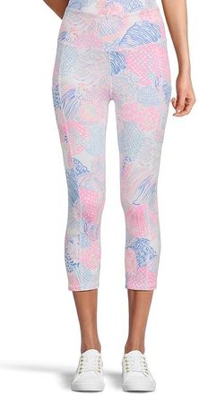 Lilly Pulitzer Weekender High Rise Crop Womens Jumpsuit & Rompers One Piece Roar Of The Seas : XXS, Polyester/Spandex