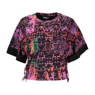 Desigual Dames, Tops, Veelkleurig, Maat: XS Katoen