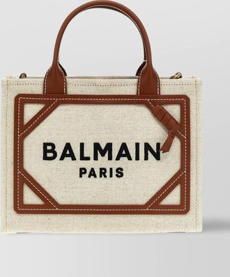 Balmain b-army small canvas tote bag