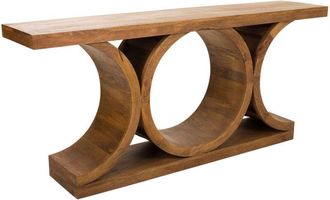 Wanderlust Deco Recibidor De Madera Marr&oacute;n 173x36x77 Cm