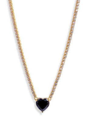 BONBONWHIMS x Netflix SFGE Evil Love Tennis Necklace in Black at Nordstrom