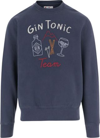 MC2 Saint Barth Hoodies & sweatvesten, Heren, Blauw, M, Katoen, Soho Cotton Sweatshirt