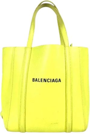 Balenciaga Pre-owned Leather balenciaga-bags - Dames - Vintage Shopper - Geel - ONE Size - Vintage