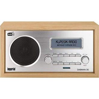 Imperial Telestar 22-130-00 Imperial Dabman 30 - Radio Digital (dab+/dab/fm, Entrada Auxiliar, Incluye Fuente De Alimentaci&oacute;n), Color Marr&oacute;n [importado De Alem