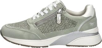Mustang Sneakers Laag - Heren - Sneakers - Groen - 37 EU - Schoenen
