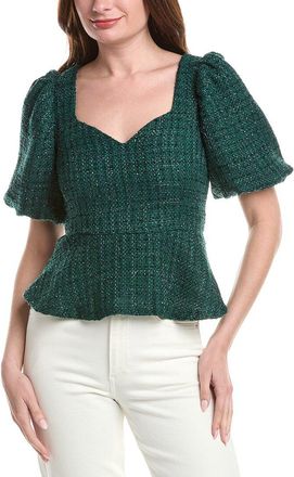 Sail to Sable Sail To Sable Puff Sleeve Peplum Top