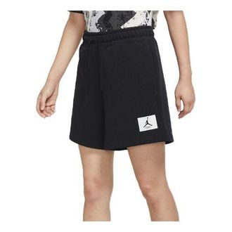 Air Jordan (WMNS) Air Jordan Essentials Logo Pattern Loose Lacing Sports Shorts Black DM3243-010