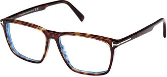 Tom Ford Blue Light Block Square Mens Eyeglasses FT5959-B 052 56