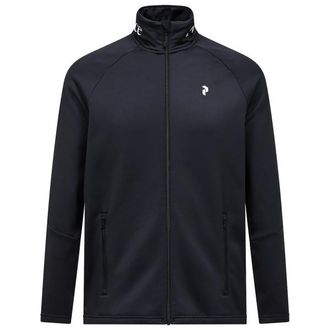 Peak Performance Rider Essentials Zip Jacket Fleecejacke f&uuml;r Herren | schwarz