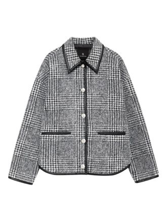 Anine Bing check-pattern jacket - women - Wool/Polyester - M - Black