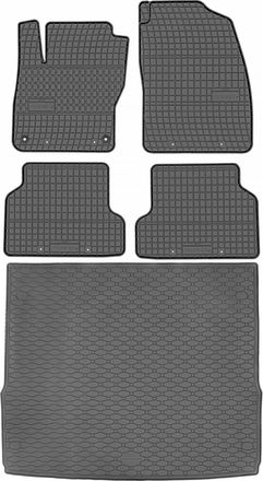 OEM Juego De Alfombrillas De Goma Para Coche Y Alfombrilla Para Maletero Para Ford Focus Ii Estate (2008-2011)