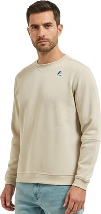 K-Way Beige Crew Neck Sweatshirt