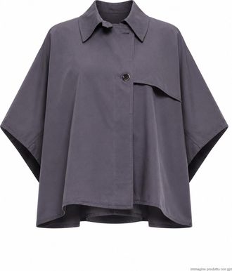 Nine In The Morning Kette Peonia Short Cotton Trench Jacket