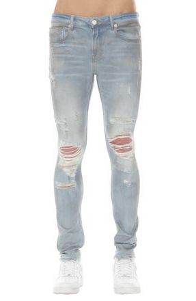 HVMAN Strat Ripped Super Skinny Jeans in Falcon 2 at Nordstrom Rack, Size 28