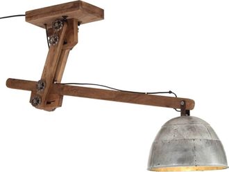 vidaXL L&aacute;mpara De Techo Plateado Vintage 25 W E27 105x30x65-108 Cm Vidaxl