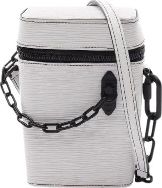 Louis Vuitton Pre-owned Phone Box Epi Leather Shoulder Bag - Dames - Vintage Schoudertas - Wit - ONE Size - Leer - Vintage