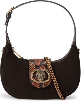 Kurt Geiger Small Chelsea Leather Hobo Bag in Open Brown at Nordstrom