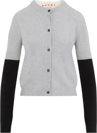 Marni Womens Cardigan - Grey Wool - Size EU 38 (Womens)