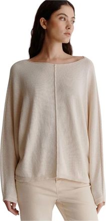 Marella Stijlvol Vest - Dames - Ronde hals truien - Beige - L - Truien & Vesten