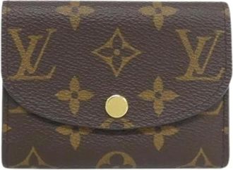 Louis Vuitton Pre-owned Wallets, female, Brown, Size: ONE SIZE Pre-owned Canvas wallets