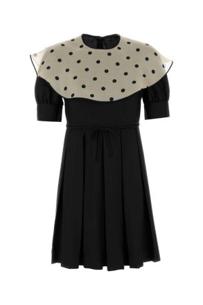 Valentino Garavani Black Silk Mini Dress