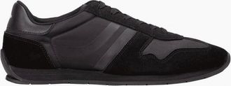 HUGO BOSS Mens Levon Black Runner Sneakers - Size: 10