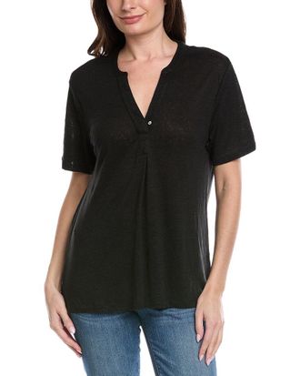 Tommy Bahama Linnea Placket Linen T-Shirt