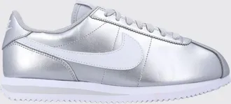 Nike Sneakers Cortez in pelle laminata con logo Swoosh e punta tonda