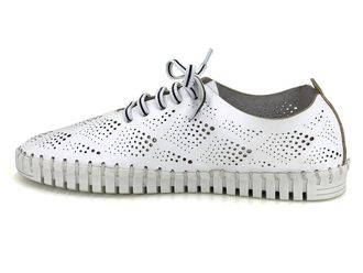 Eric Michael Womens Annie Sneaker In White