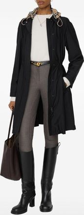 Burberry Nylon Parka Coat