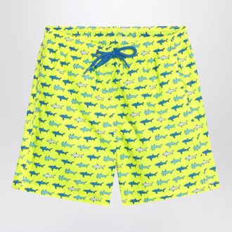 ショートパンツ MC2 Saint Barth MEAVE - Striped cotton shorts Meave cotton pull up shorts with light blue striped print