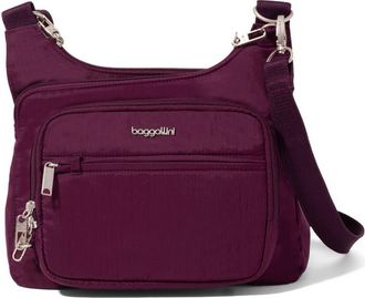 Baggallini Securtex Anti-Theft Crossover Crossbody in Mulberry at Nordstrom