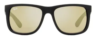 Ray-Ban RB4165 Nylon Square-Frame Sunglasses - Black