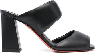 Santoni 105mm Cactus open-toe sandals - women - Calf Leather/Calf Leather/Calf Leather - 37 - Black