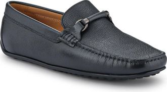 Jones Bootmaker Mens Pascual Leather Moccasins - Black - Size UK 11