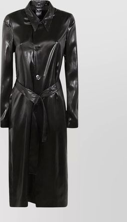 SAPIO waist belted trench coat