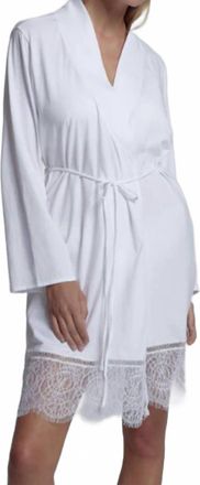 Skin Maggie Robe In White