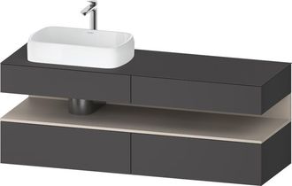 Duravit Qatego Consola Mueble Bajo Lavabo, 2 Extensiones, 2 - Duravit