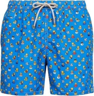 MC2 Saint Barth Blue Lighting Micro Fantasy Swim Shorts