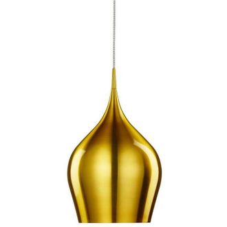 Searchlight Searchlight Vibrant - 1 Light Large Dome Ceiling Pendant Gold, E27