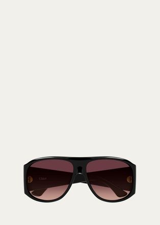 Chlo&eacute; 60MM Geometric Sunglasses