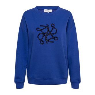&Co Woman Dames, Sweatshirts & Hoodies, Blauw, Maat: XL Katoen