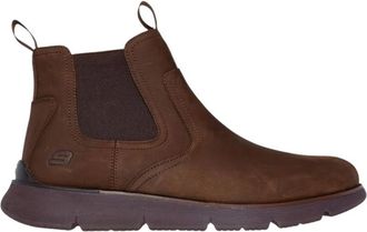 Skechers Chelsea Laarzen - Heren - Chelseaboots - Bruin - 42 1/2 EU - Leer - Schoenen