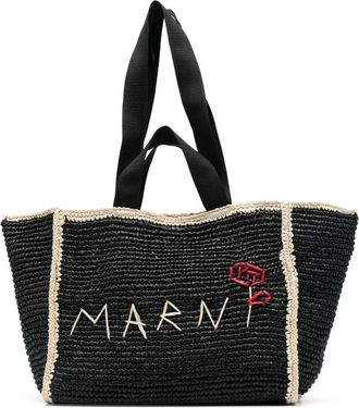 Marni Sillo tote bag - women - Polyester/Viscose - OS - Black