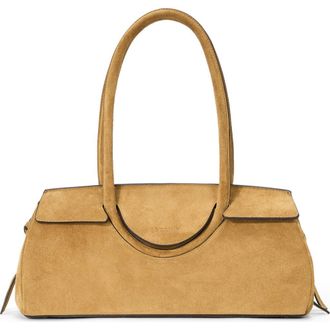 Staud Maude Suede Shoulder Bag in Hazel at Nordstrom
