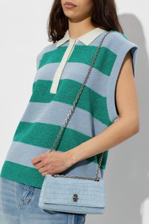 Marc Jacobs Shoulder Bag Croc Dual Mini, Womens, Light Blue