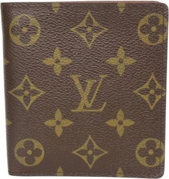Louis Vuitton Pre-owned Wallets, male, Brown, Size: ONE SIZE Pre-owned Porte Billets 10 Cartes Credit Monogram Bifold Wallet