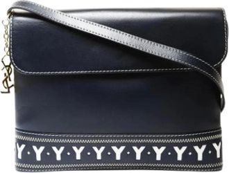 Saint Laurent Pre-owned Cross Body Bags, female, Blue, Size: ONE SIZE Pre-owned Vintage Shoulder Bag